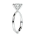 Solitário em Ouro Branco 18K 2 Quilates de Moissanite - buy online