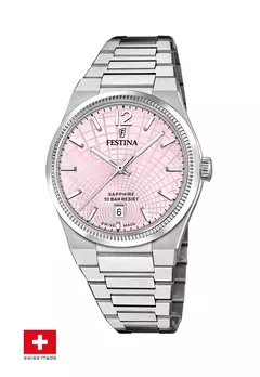 RELOJ DE MUJER FESTINA SWISS MADE RIVÉ F20052/3 ROSA