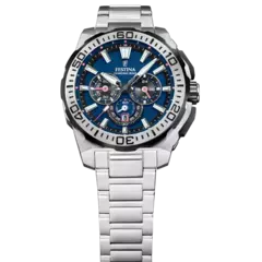RELOJ DE HOMBRE FESTINA CHRONO BIKE F20724/2 AZUL CORREA DE ACERO en internet