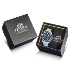 RELOJ DE HOMBRE FESTINA CHRONO BIKE F20724/2 AZUL CORREA DE ACERO - Azurite