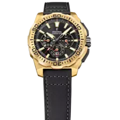 RELOJ DE HOMBRE FESTINA CHRONO BIKE F20728/3 NEGRO CORREA DE PIEL - comprar online