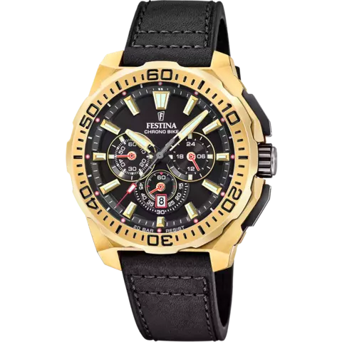 RELOJ DE HOMBRE FESTINA CHRONO BIKE F20728/3 NEGRO CORREA DE PIEL