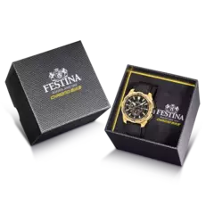 RELOJ DE HOMBRE FESTINA CHRONO BIKE F20728/3 NEGRO CORREA DE PIEL - Azurite