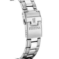 RELOJ FESTINA TIMELESS CHRONOGRAPH F20694/2 AZUL CORREA DE ACERO - comprar online