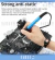 Pulsera Brazalete Antiestático Inalambrico Wireless de Acero Inoxidable Negra - comprar online