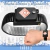 Pulsera Brazalete Antiestático Inalambrico Wireless de Acero Inoxidable Negra - comprar online