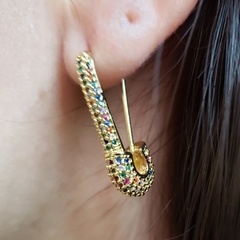 Aretes safety pins - comprar en línea