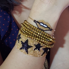 Set estrellas dorado