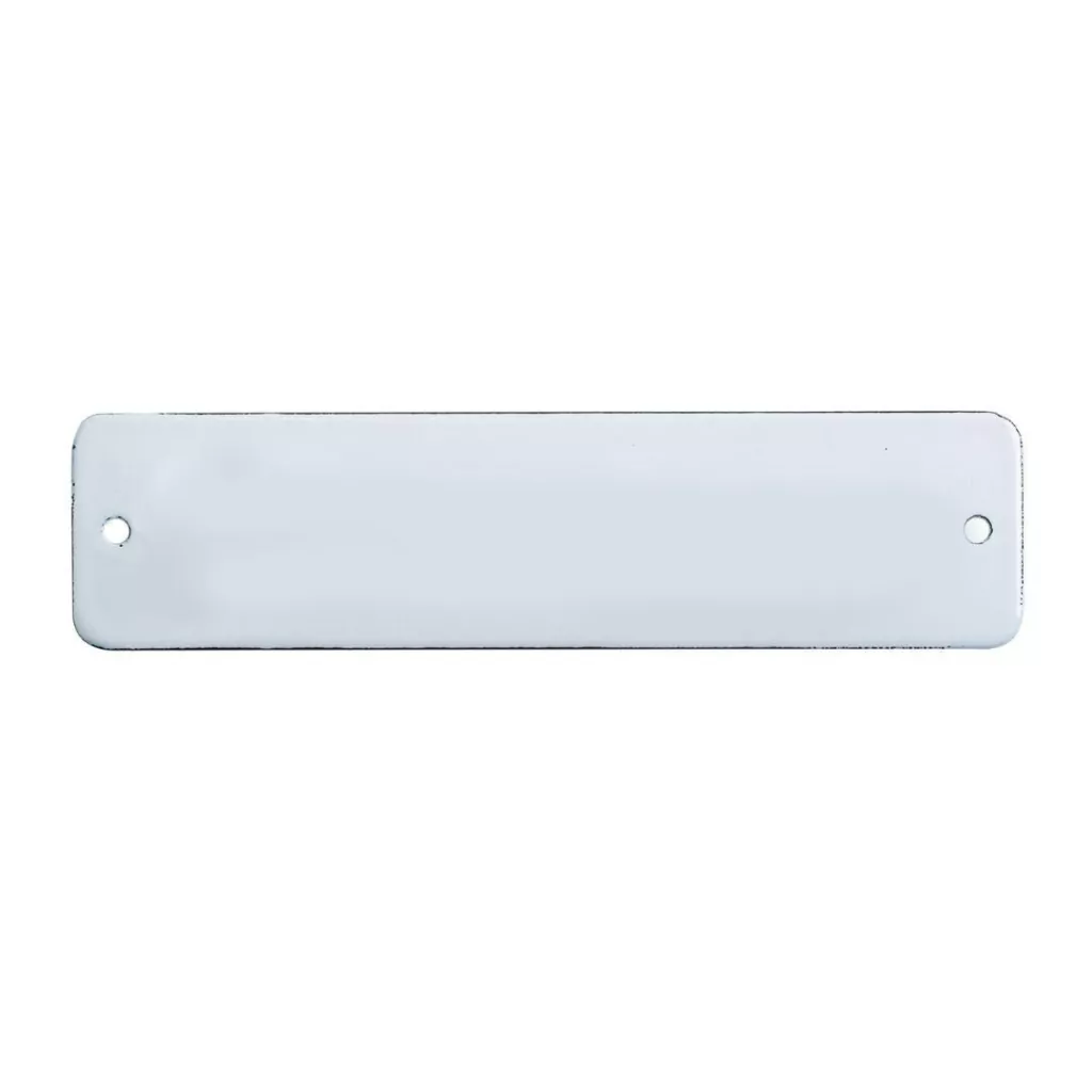PLACA ESMALTADA PERSONALIZADA 20x5 cm