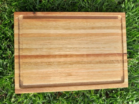 Tabla tipo plato de madera de Eucalipto