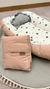NIDITO DE CONTENCION ROSA INTERIOR A ESTRELLAS + CAMBIADOR + ALMOHADITA NUBE DE REGALO