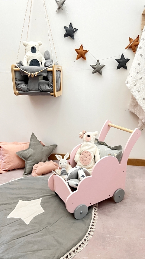CARRITO NUBE COLOR ROSA