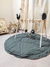 GIMNASIO MIMI CON ALFOMBRITA BOLSO GRIS CEMENTO & ESTAMPADO ARCOIRIS CANELA - comprar online