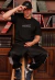 Camiseta Streetwear Prison rising logo na internet