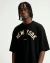Camiseta Oversized New York Varsity Preta - comprar online