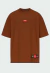Camiseta Oversized Box Marrom