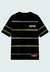 7226- Camiseta Listrada Preta Prison Dual Colors - comprar online