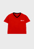 CRT18 - Camiseta Cropped Feminina Prison Vermelho