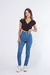Jean Skinny Mujer Celeste Clasico Tiro Alto Elastizado 123 - comprar online