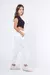 Jean Jogger Mujer Blanco Gabardina Rigida 380 en internet