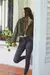 Jean Skinny Mujer Gris Oscuro Tiro Alto Elastizado 404 - comprar online