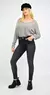 Jean Skinny Mujer Gris Oscuro Tiro Alto Elastizado 404 - tienda online