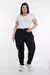 Jean Skinny Mujer Negro Tiro Alto Talles Grandes 502 - comprar online