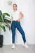 Jean Skinny Mujer Celeste Medio Tiro Alto Elastizado 347 en internet