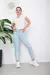Jean Skinny Mujer Celeste Arenado Tiro Alto Elastizado 349 en internet