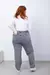 Jean Mom Mujer Gris Tiro Alto Talles Grandes Art 572 - Mokin Oficial