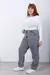 Jean Mom Mujer Gris Tiro Alto Talles Grandes Art 572 en internet