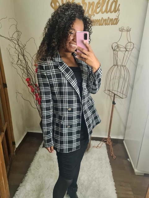 Blazer Jaquard Xadrez