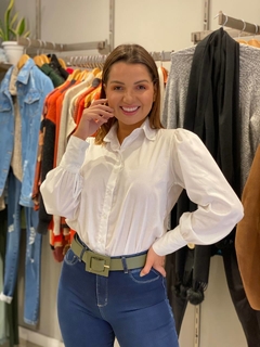 Camisa alfaiataria manga princesa - comprar online
