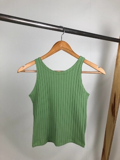 Cropped regata canelado - loja online