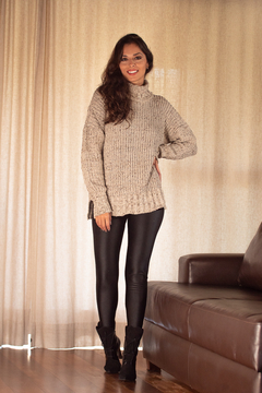 Blusa de Tricô Gola Alta - Lojas Planetta