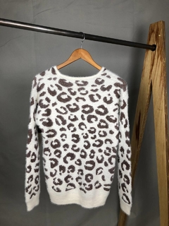Blusa de Tricô Onça - Lojas Planetta