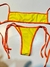 MICROBIKINI TULIPA (amarillo -naranja) - comprar online