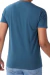 T-Shirt Manga Curta Ogochi Lisa Essencial Legion Blue Slim Fit - comprar online