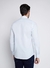 Camisa Manga Longa Dudalina Tricoline Lisa Azul Claro Slim - Back Stage - Estilo Masculino Exclusivo