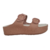 Sandaia De Goma Plataforma Color Dulce de leche - comprar online