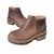 Botas Caña Baja Cuero Chocolate - comprar online