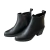 Botas Texanas Cuero Negro