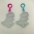 Fidget Toy Mini Pop It Transparente versão para Chaveiro - Formato Dinossauro