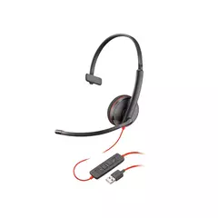 AURICULAR POLY BLACKWIRE 3210 MONO USB-C USB-A --A PEDIDO