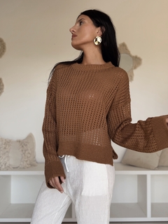 Sweater ASPEN (chocolate) - tienda online