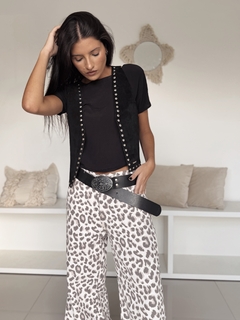 Chaleco LISBOA Gamuza (negro) - comprar online