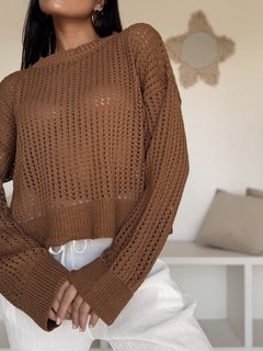 Sweater ASPEN (chocolate) - comprar online