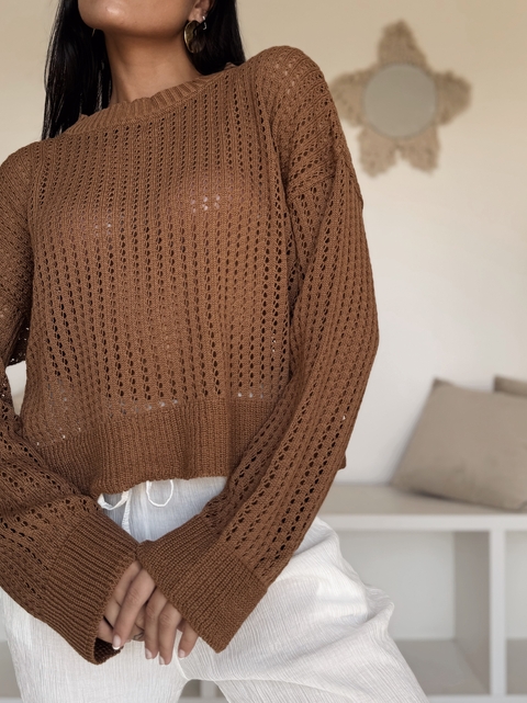 Sweater ASPEN (chocolate) - comprar online