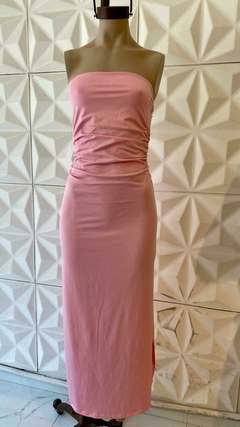 VESTIDO STRAPLESS LARGO *MICROFIBRA* (SALE) en internet