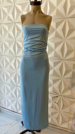 Imagen de VESTIDO STRAPLESS LARGO *MICROFIBRA* (SALE)